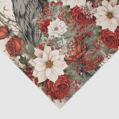 geïnspireerde kerst bloemenraven tissuepapier (Detail)