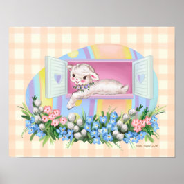  Geïnspireerde Lamb in Paaseieren Art Print