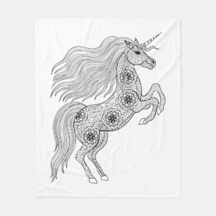 Geïnspireerde Magische Eenhoorn Fleece Deken