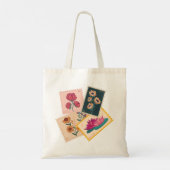 -geïnspireerde Mail Art Eco Budget Canvas tas (Achterkant)