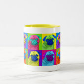 geïnspireerde Mok Pug (Center)