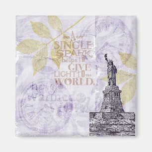 Geïnspireerde New York Liberty Magneet