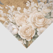  geïnspireerde olifant & witte rozen Decoupage Tissuepapier (Detail)