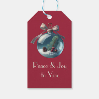 -geïnspireerde Ornament kerstcadeau Tags Cadeaulabel