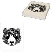 Geïnspireerde Panda Rubberstempel (Gestempeld)