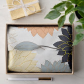 geïnspireerde pastel Dahlia Tissuepapier (Geschenk)