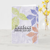 Geïnspireerde perfecte bladeren kaart (Gele Bloem)