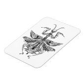 Geïnspireerde Praying Mantis Magneet (Linkerzijde)