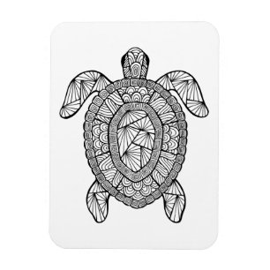 Geïnspireerde schildpad magneet
