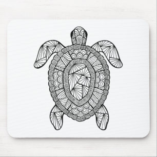 Geïnspireerde schildpad muismat