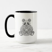 Geïnspireerde stammenpanda mok (Links)