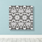 Geïnspireerde Tribal Stijl Illustratie 6 Canvas Afdruk (Insitu (Houten vloer))