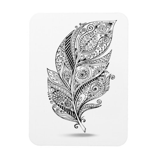 Geïnspireerde tribale doether magneet (Verticaal)