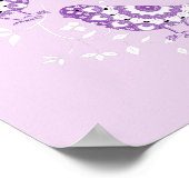  geïnspireerde vogels op een vertakt  Afbeelding Poster (Hoek)