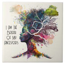 Geïnspireerde Vrouw Voorouders Keramische Tegel Tegeltje