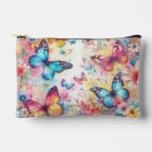 geïnspireerde Waterverf Bloemen & Vlinders Etui (Voorkant)