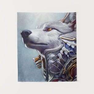  geïnspireerde Wolf Head Art - Nostalgisch Wandkleed