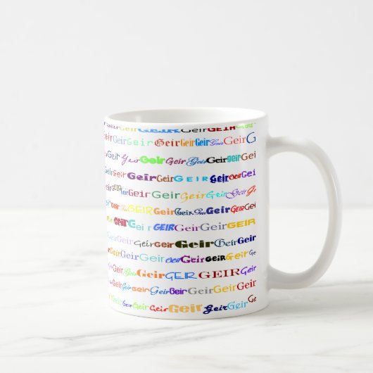 Geir Text Design II Mug II (Droite)
