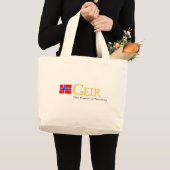 GeirPower-Logo Canvas tassen (Voorkant (product))