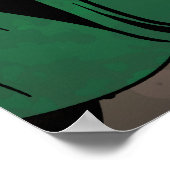 Geisha 芸 Japans poster voor lange verticale afdruk (Hoek)