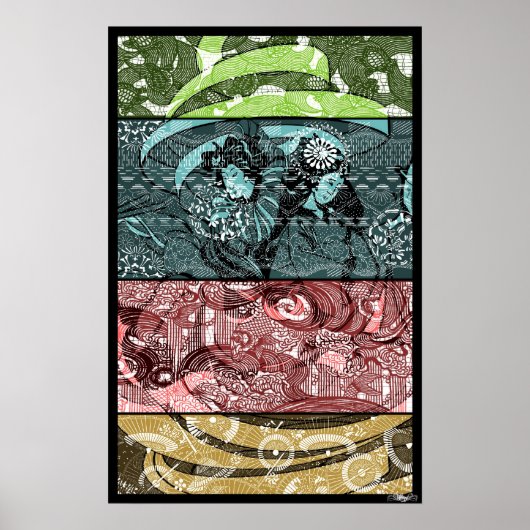 Geisha Art Poster (Voorkant)