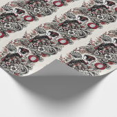 Geisha Art Wrapping Paper Cadeaupapier (Hoek)
