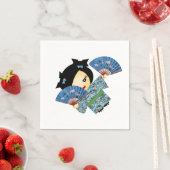 Geisha Blue Servet (Insitu)