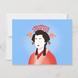 Geisha Briefkaart