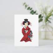 Geisha Briefkaart (Staand voorkant)