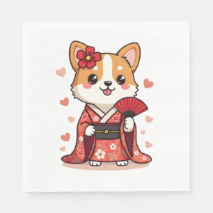 Geisha Corgi Hond Liefhebber Welsh Servet