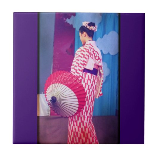 Geisha Dance Tegeltje (Voorkant)