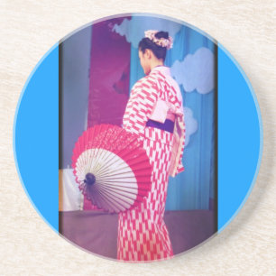 Geisha Dance Zandsteen Onderzetter