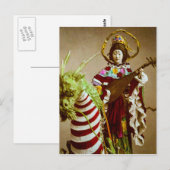  Geisha Dpress as Goddess Benzaiten Japan Briefkaart (Voorkant / Achterkant)