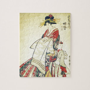 Geisha en Little One Legpuzzel