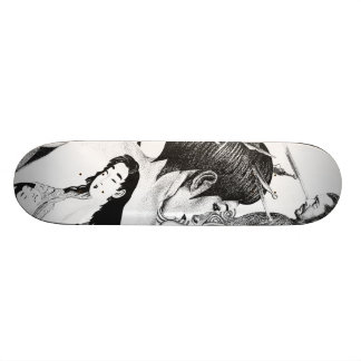 Geisha en Samurai Skateboard
