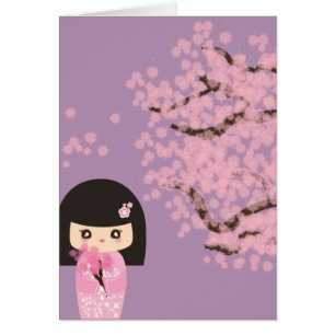 Geisha Girl Cherry Blossom dessin personnalisable