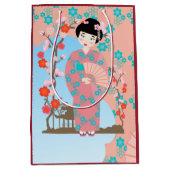 Geisha girl feestje medium cadeauzakje (Voorkant)