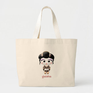 Geisha Girl Grote Tote Bag