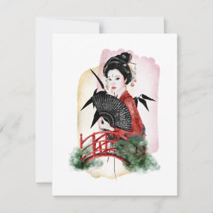 Geisha Girl Japans kunstwerk