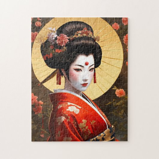 Geisha Girl Puzzle (Vertical)