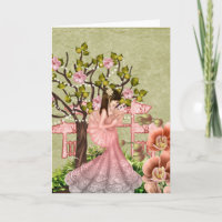 Geisha Girl Toutes les occasions Carte de voeux