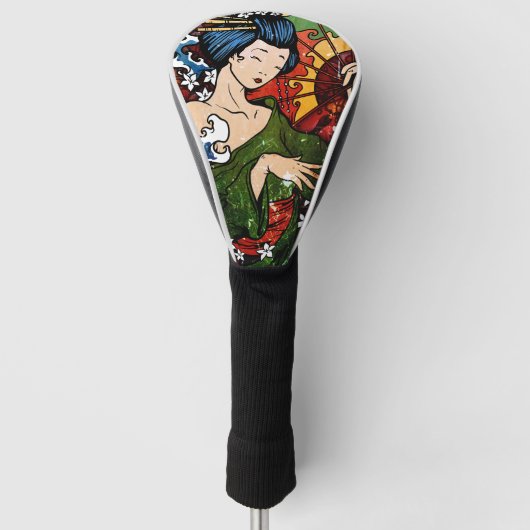 Geisha Golfheadcover (Voorkant)