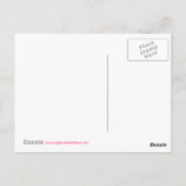 Geisha in Blue Art Briefkaart (Achterkant)