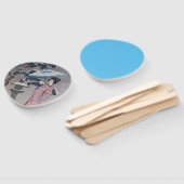 Geisha in Sneeuw Handwaaier (Niet-gemonteerd)