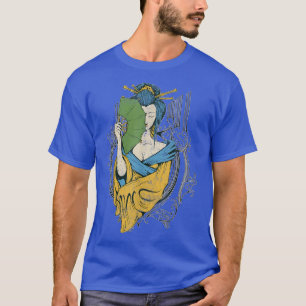 Geisha Japan Girl Tokyo Japanse Kunstretro  T-shirt