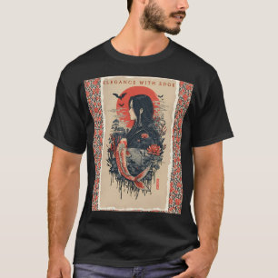 Geisha Japans – Retro Japanse Geisha esthetiek T-shirt