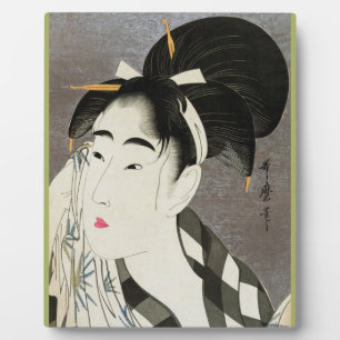 Geisha Japanse  Oriental Asian Kimono Fotoplaat