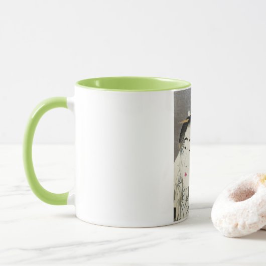 Geisha Japanse Oriental Asian Kimono Mok (Met donut)