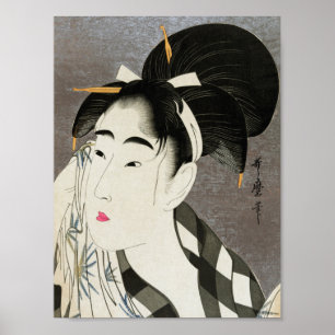 Geisha Japanse Oriental Asian Kimono Poster