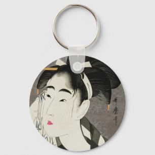 Geisha Japanse  Oriental Asian Kimono Sleutelhanger
